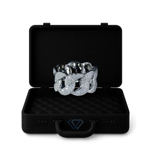 Bague solitaire en moissanite