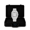 Montre bustdown en moissanite