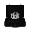 Bague solitaire en moissanite